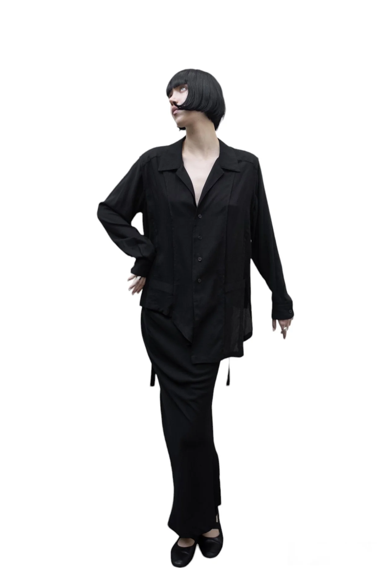 WILDSIDE Yohji Yamamoto × Kie Einzelganger Wool Gabardine Pajama WILDSIDE Yohji Yamamoto × Kie Einzelganger Wool Gabardine Pajama